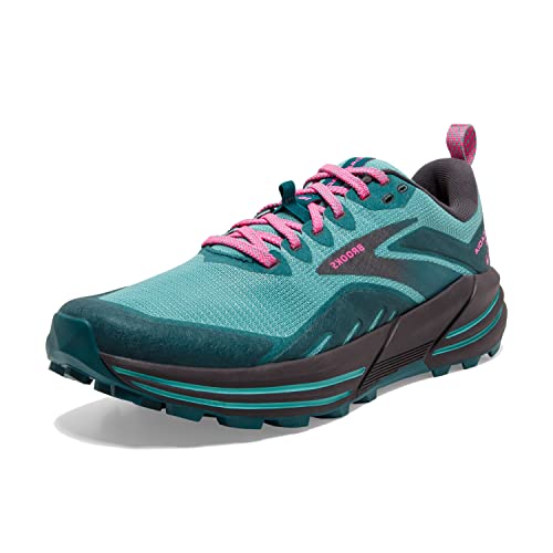 Brooks Damen Cascadia 16 Laufschuh, Porcelain Blue Coral Pink, 36.5 EU von Brooks