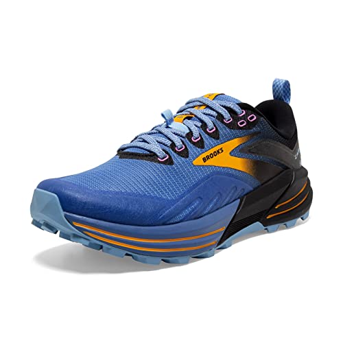 Brooks Damen Cascadia 16 Sneaker, Blau/Schwarz/Gelb, 38 EU von Brooks