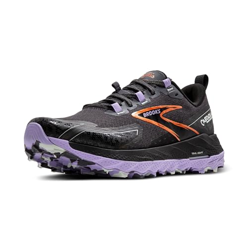 BROOKS Damen Cascadia 18 Sneaker, Ebenholz/Süßes Lavendel/Kupfer, 38 EU von Brooks