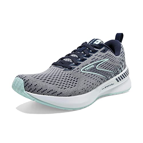 Brooks Damen Geschliffene Gts 5 Laufschuh, Grau Peacoat Blue Light, 38 EU Schmal von Brooks