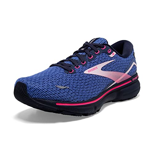 Brooks Damen Ghost 15 Neutral Laufschuh, Blau/Peacoat/Pink, 42 EU von Brooks