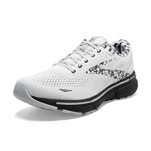 Brooks Damen Ghost 15 Sneaker, Weiß Ebenholz Oyster, 43 EU von Brooks