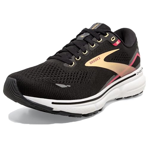 Brooks Damen Ghost 15 Sneaker, Black Orange Raspberry, 36.5 EU von Brooks