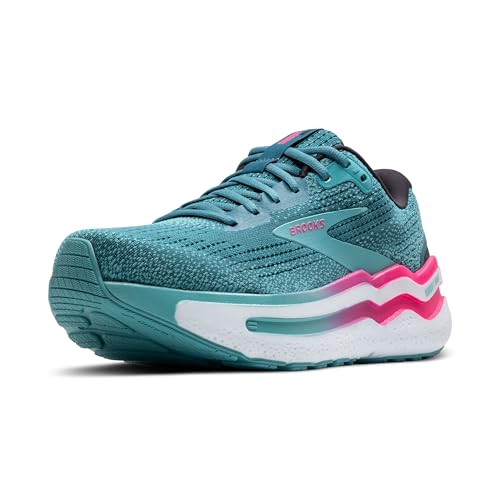 Brooks Damen Ghost Max 2 Sneaker, Storm Blue Knockout Pink Aqua, 36 EU von Brooks