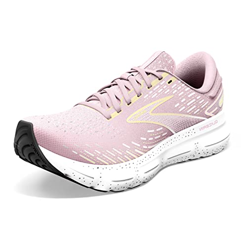 Brooks Damen Glycerin 20 Neutral Running Shoe, Pink/Gelb/Weiß, 42.5 EU von Brooks