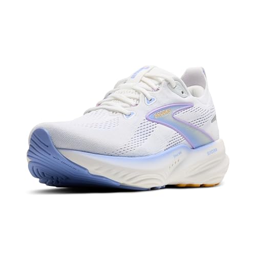 Brooks Damen Glycerin 22 Laufschuh, White/Blue Heron/Apricot, 40.5 EU von Brooks