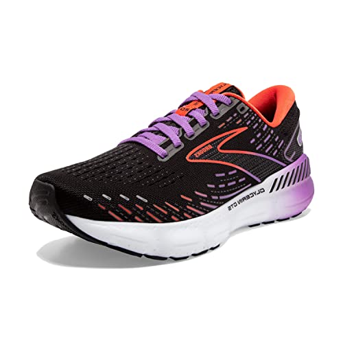 Brooks Damen Glycerin Gts 20 Running Shoe, Black Bellflower Fiesta, 40 EU Schmal von Brooks