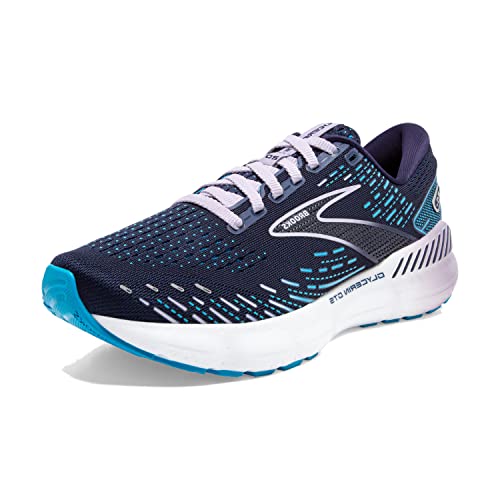 Brooks Damen Glycerin Gts 20 Laufschuh, Peacoat Ocean Pastel Lilac, 36 EU Schmal von Brooks