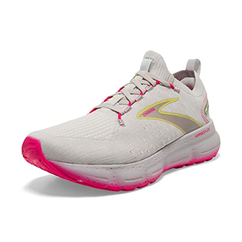 Brooks Damen Glycerin StealthFit 20 Neutral Laufschuh, Grau/Gelb/Pink, 39 EU von Brooks