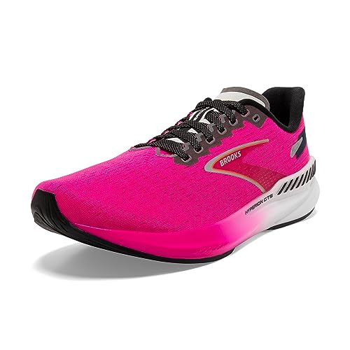 Brooks Damen Hyperion Gts Sneaker, Pink Glo Green Black, 37.5 EU von Brooks