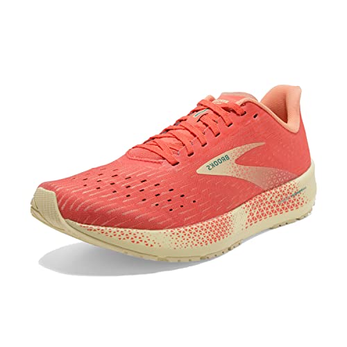Brooks Damen Hyperion Tempo Sneaker, Hot Coral Flan Fusion Coral, 37.5 EU Schmal von Brooks