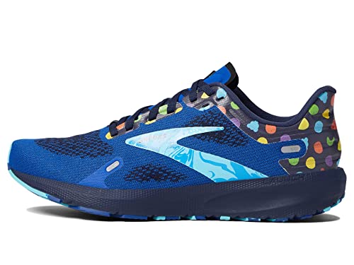 Brooks Damen Launch 9 Neutral Running Shoe, Blau/Peacoat/Gelb, 40 EU von Brooks