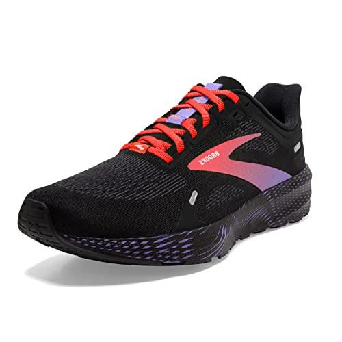 Brooks Damen Launch 9 Sneaker, Schwarz Korallen Lila, 42 EU von Brooks