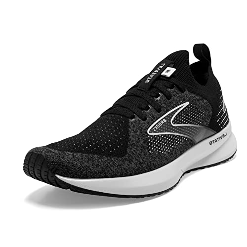 Brooks Damen Levitate Stealthfit 5 Laufschuh, Black Grey White, 42 EU von Brooks