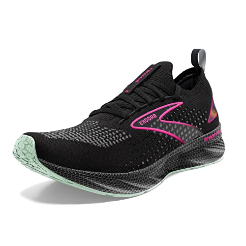 Brooks Damen Levitate Stealthfit 6 Neutral Laufschuh, Schwarz/Rosa, 42.5 EU von Brooks