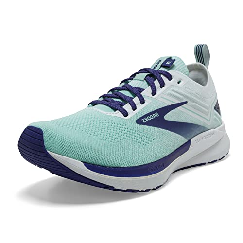 Brooks Damen Ricochet 3 Laufschuh, White Navy Blue Yucca, 37.5 EU von Brooks