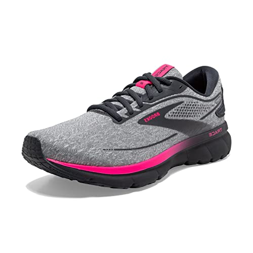 Brooks Damen Trace 2 Neutral Laufschuh, Auster/Ebenholz/Pink, 38.5 EU von Brooks