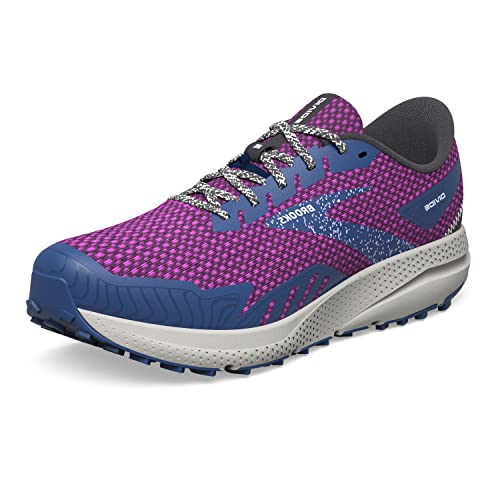 Brooks Damen Divide 4 Sneaker, Purple Navy Oyster, 38 EU von Brooks