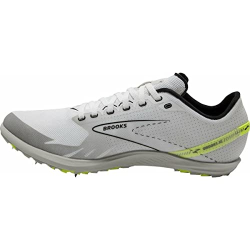 Brooks Draft XC Supportive Cross-Country Running Shoe - White/Black/Nightlife - 11.5 von Brooks