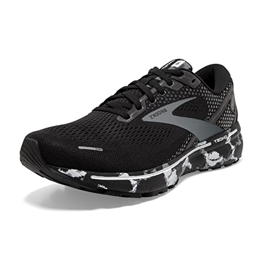 Brooks Ghost 14 Neutral Laufschuh für Herren, schwarz / grau / weiß, 44 EU von Brooks