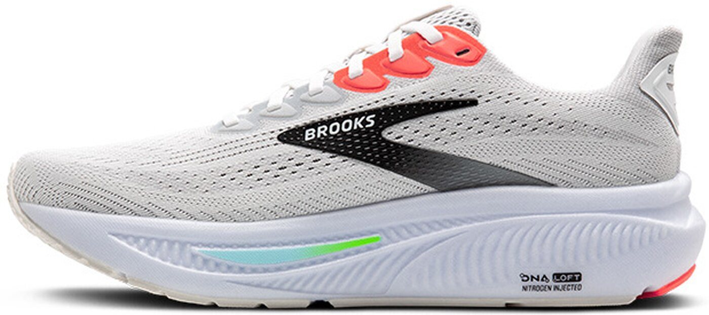 Brooks Ghost 17 WHITE/PINK CLAY/GECKO Laufschuh von Brooks