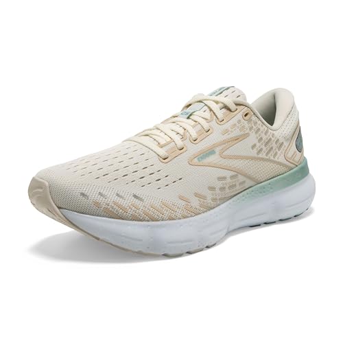 Brooks Herren Glycerin 20 Neutral Running Shoe, Kokosmilch/Aquifer, 40 EU von Brooks