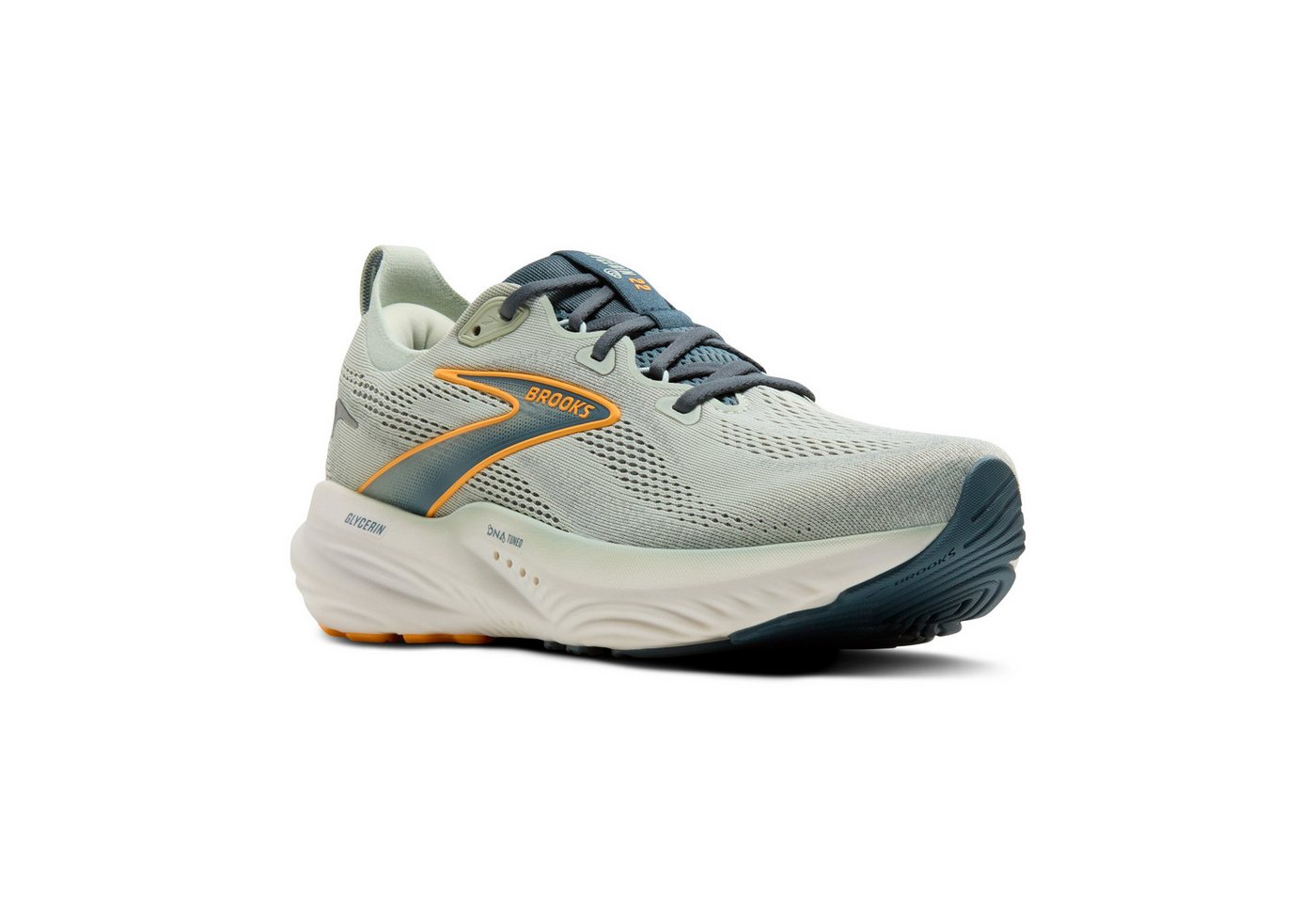 Brooks Glycerin 22 SMOKE/STORMY/ORANGE Laufschuh von Brooks