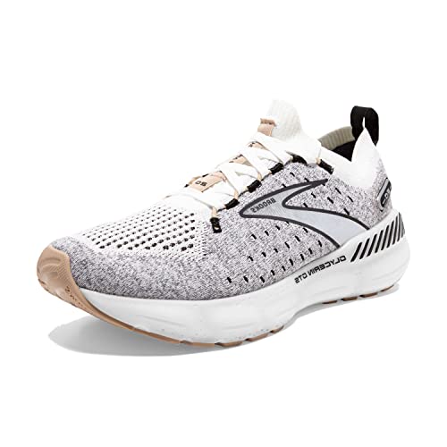 Brooks Glycerin StealthFit GTS 20 White/Black/Cream 9.5 B (M) von Brooks