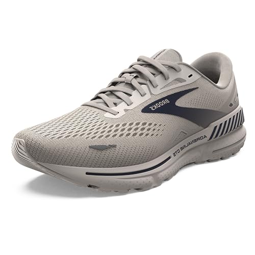 Brooks Herren Adrenaline GTS 23 Sneaker, Crystal Grey Surf The Web Grey, 43 EU von Brooks