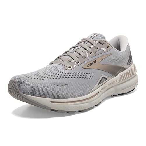 Brooks Herren Adrenaline GTS 23 Sneaker, Grau (Blackened Pearl Champagner), 46.5 EU von Brooks