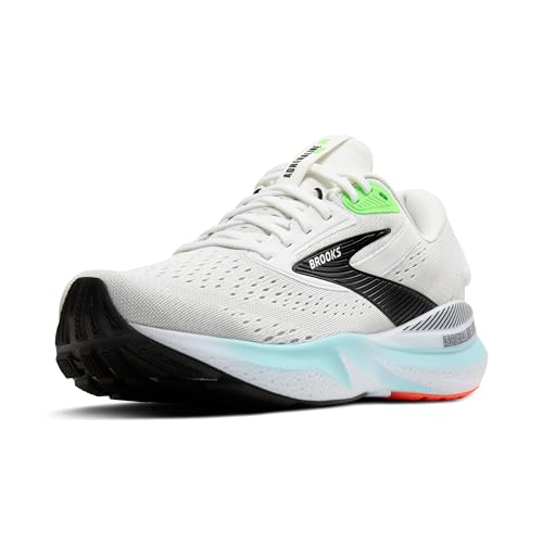 Brooks Adrenaline GTS 24, Herren-Sneaker, 45 EU, White Gecko Atomizer, 45 EU von Brooks