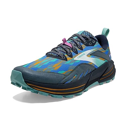 Brooks Herren Cascadia 16 Sneaker, Eclipse Marina Chalk, 44.5 EU von Brooks