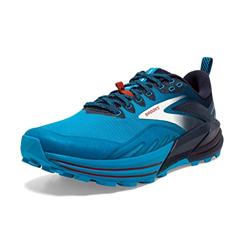 Brooks Herren Cascadia 16 Sneaker, Pecoat Atomic Blue Rooibos, 42.5 EU von Brooks