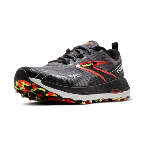 Brooks Herren Cascadia 18 GTX Sneaker, Blackened Pearl Black Tomato, 42 EU Brooks Herren Cascadia 18 GTX Sneaker, Blackened Pearl Black Tomato, 42 EU von Brooks