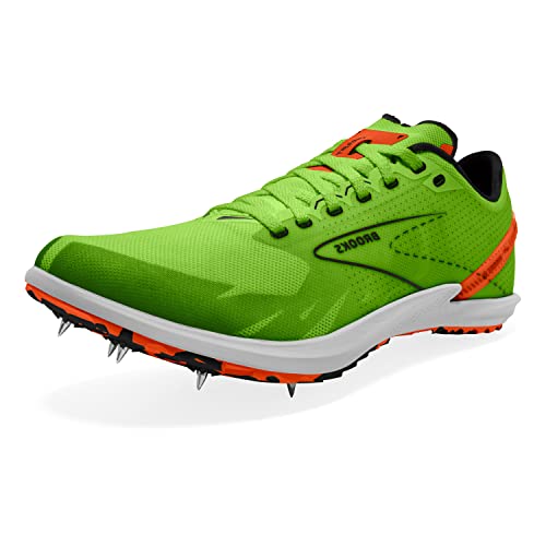 Brooks Herren Draft Xc Sneaker, Green Gecko Red Orange White, 44.5 EU von Brooks