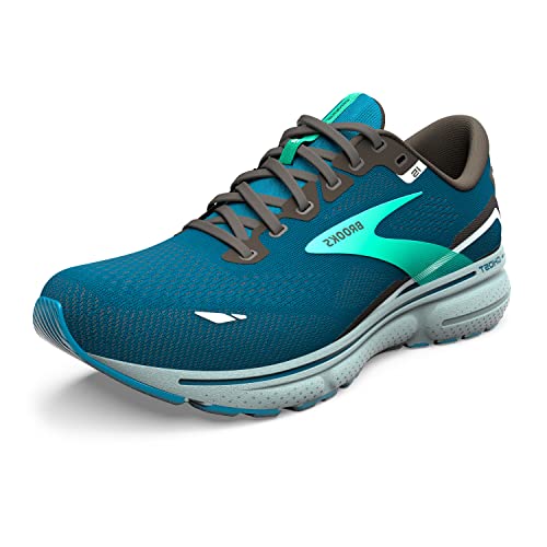 Brooks Herren Ghost 15 Sneaker, Moroccan Blue Black Spring Bud, 47.5 EU von Brooks