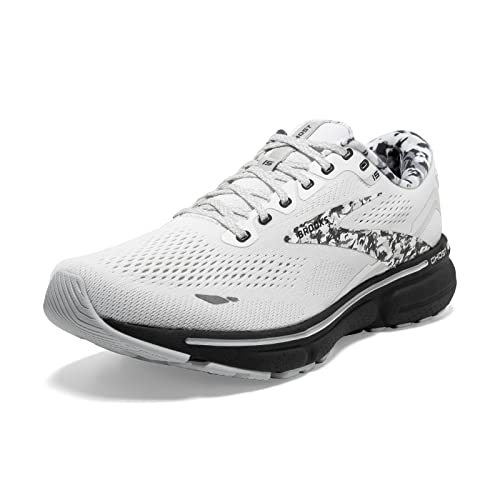 Brooks Herren Ghost 15 Sneaker, White Ebony Oyster, 46.5 EU von Brooks