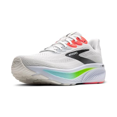 Brooks Ghost 17 White/PINK Clay/Gecko - 9/42.5 Brooks Ghost 17 White/PINK Clay/Gecko - 9/42.5 von Brooks