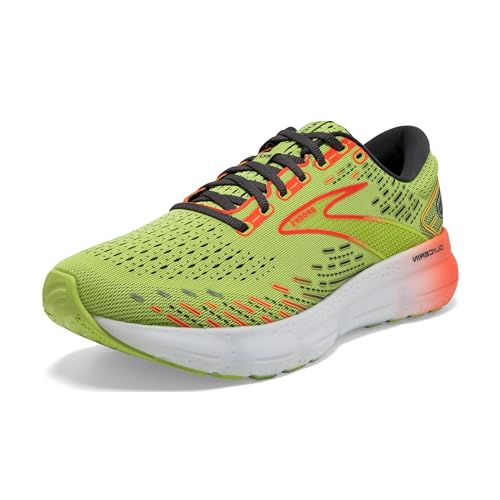 Brooks Herren Glycerin 20 Neutral Laufschuh, Limette/Rot/Ebenholz, 44 EU von Brooks