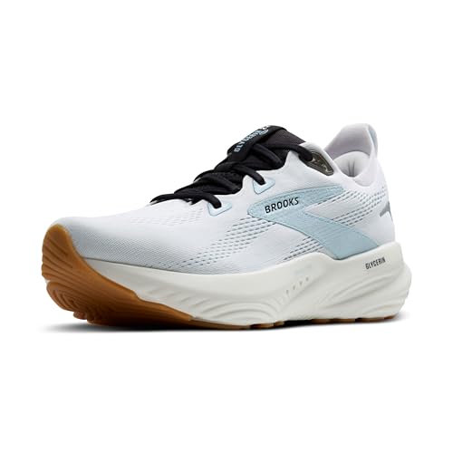 Brooks Herren Glycerin 22 Neutral Running Shoe, Helles Weiß/Winterhimmel/Schwarz, 12 Brooks Herren Glycerin 22 Neutral Running Shoe, Helles Weiß/Winterhimmel/Schwarz, 12 von Brooks
