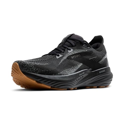 Brooks Herren Glycerin 22 Neutral Running Shoe, Schwarz/Primer Gray/Biscuit, 42.5 EU von Brooks