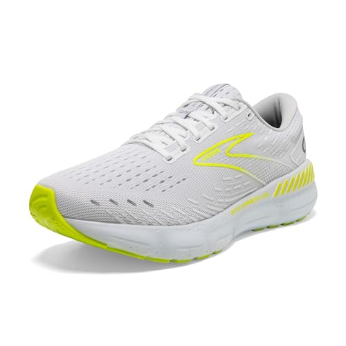 Brooks Herren Glycerin GTS 20 unterstützender Laufschuh, White/Nightlife, 44.5 EU von Brooks