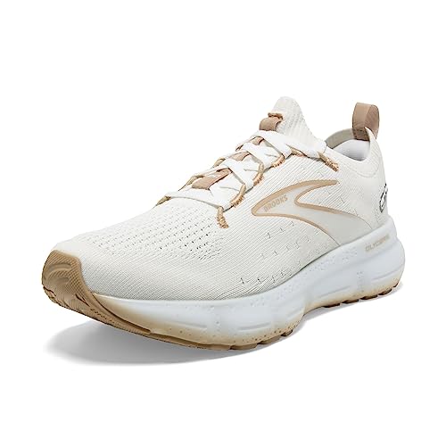 Brooks Herren Glycerin StealthFit 20 Neutral Laufschuh, Weiß/Khaki, 44.5 EU von Brooks