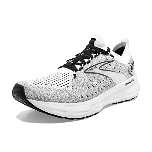 Brooks Herren Glycerin StealthFit 20 Neutral Laufschuh, weiß/grau/schwarz, 42 EU von Brooks