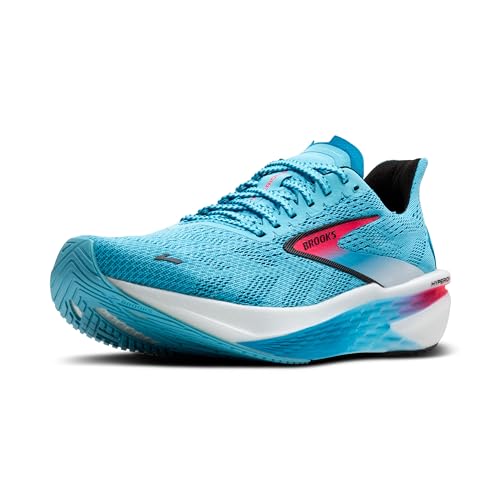 BROOKS Herren Hyperion 2 Sneaker, Crystal Seas/Diva Pink/Schwarz, 45.5 EU BROOKS Herren Hyperion 2 Sneaker, Crystal Seas/Diva Pink/Schwarz, 45.5 EU von Brooks