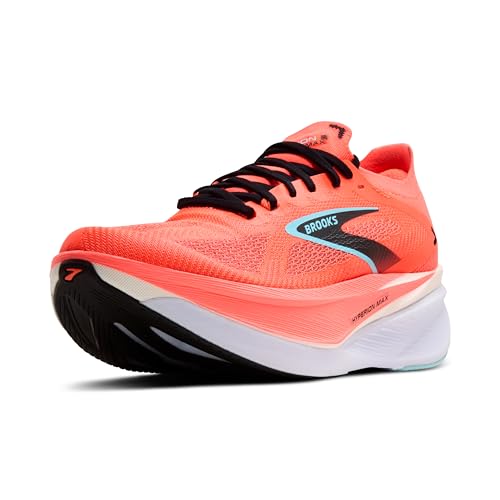Brooks Herren Hyperion Max 3 Sneaker, Fiery Coral Black Atomizer, 47.5 EU von Brooks