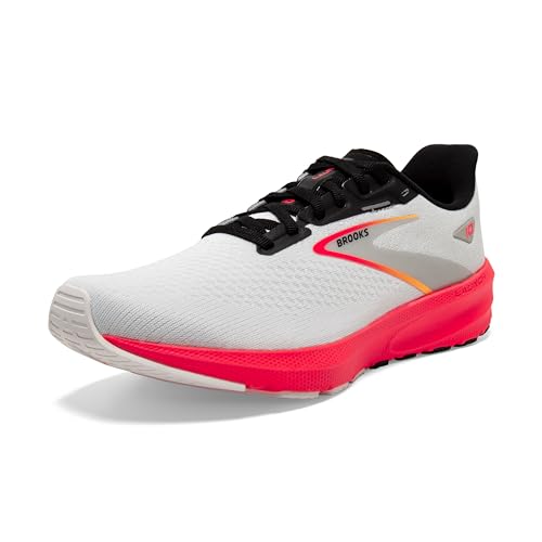 Brooks Herren Launch 10 Sneaker, Blue Black Fiery Coral, 45 EU von Brooks