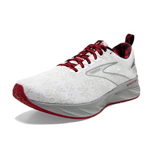 Brooks Herren Levitate 6 Neutral Laufschuh, Weiß/Rot/Silber, 42 EU von Brooks