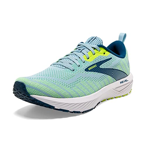 Brooks Herren Revel 6 Sneaker, Light Blue Nightlife, 44.5 EU von Brooks