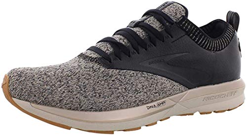 Brooks Herren Ricochet Laufschuh, Schwarz (Schwarz/Braun), 46 EU von Brooks